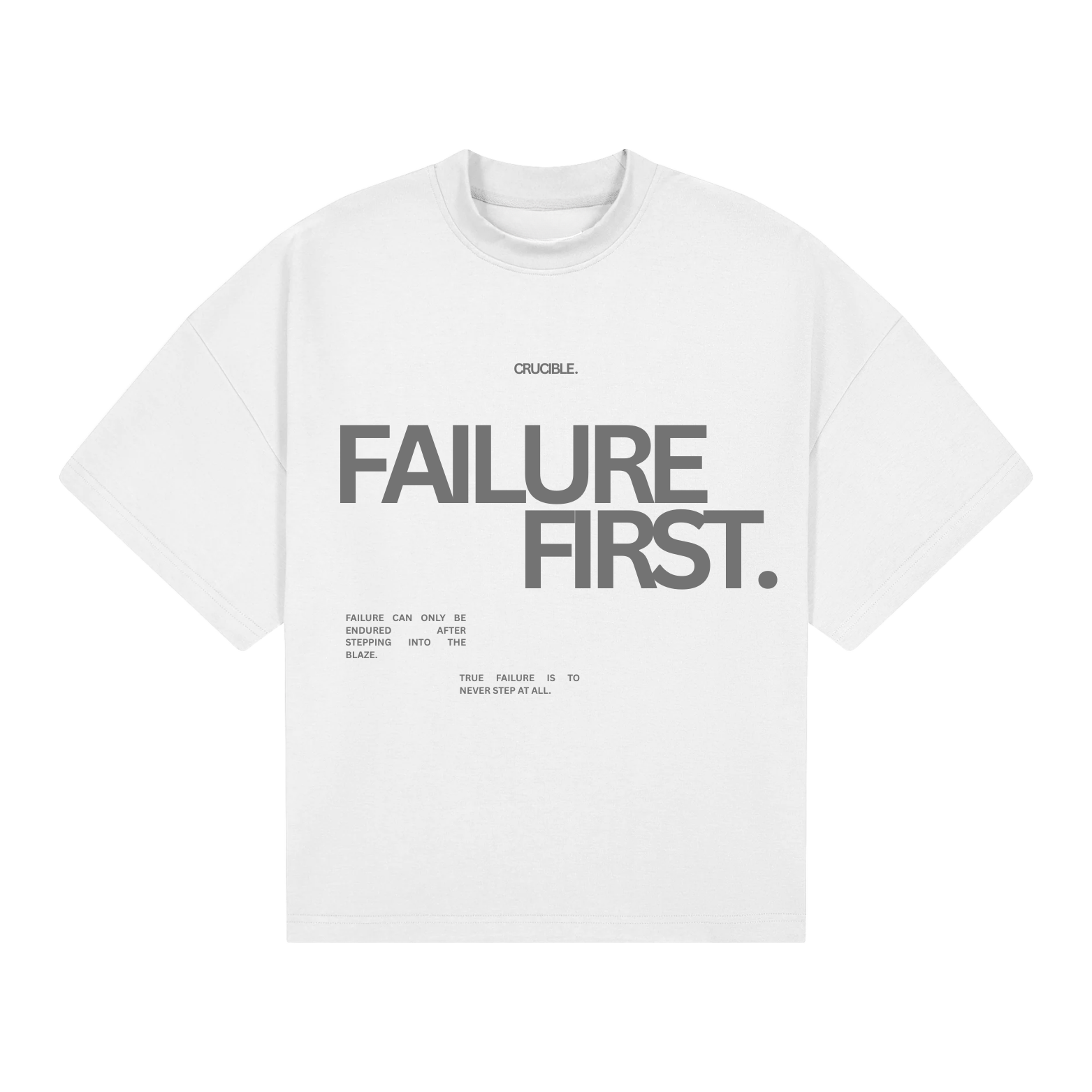 HEAVY FAILURE FIRST TEE | WHITE